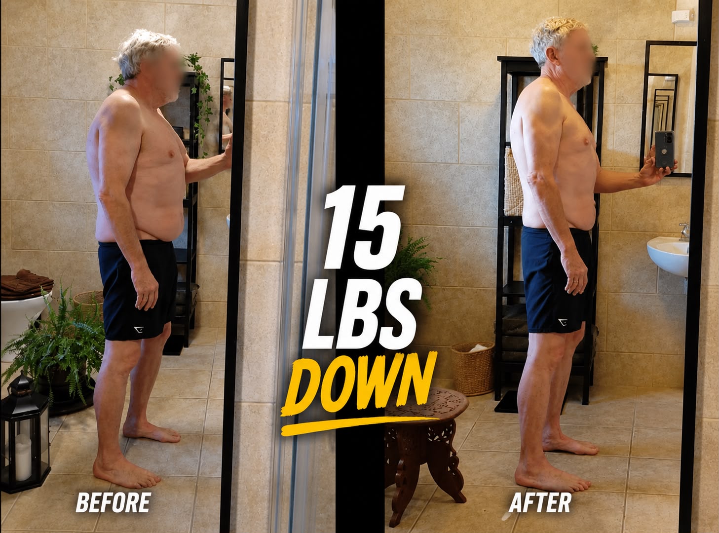 Busy professional transformation, 15 lbs down